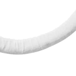 Bollard Post Rope Barrier White & Gold (3cmDx150cmL)