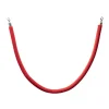Bollard Post Rope Barrier Red & Silver (3cmDx150cmL)