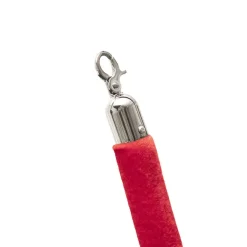 Bollard Post Rope Barrier Red & Silver (3cmDx150cmL)