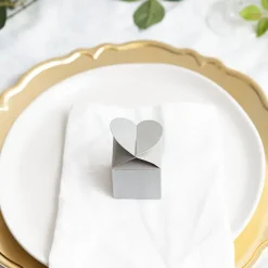 Bomboniere Chocolate Modern Box Silver Pack 20 (45x45x55mmH)