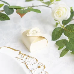 Bomboniere Chocolate Petite Box Cream Pk20 (45x45x60mmH)