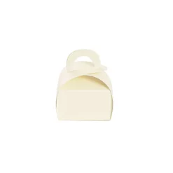 Bomboniere Chocolate Petite Box Cream Pk20 (45x45x60mmH)