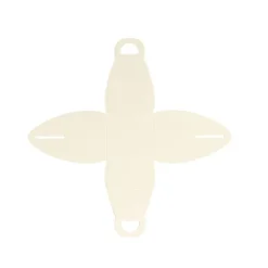 Bomboniere Chocolate Petite Box Cream Pk20 (45x45x60mmH)