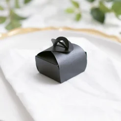 Bomboniere Chocolate Petite Box Black Pk20 (45x45x60mmH)