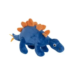 Boris Stegosaurus Dinosaur Plush Toy Blue (33x20cmHT)