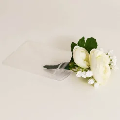 Boutonniere Pockets Self Sealing Pack 10 Clear (7.5x11cmH)