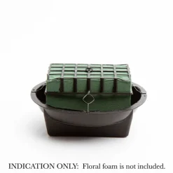 Bowl & Guard No.6 Rectangle Base (17Dx5.5cmH) Black