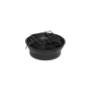 Bowl & Guard No.7 Round Base (18.3Dx6cmH) Black