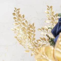 Boxwood Leaf Spray Gold (83cmH)