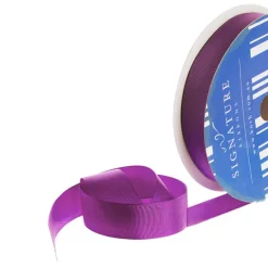 Bulk Grosgrain Ribbon Plain Purple (25mmx50m)
