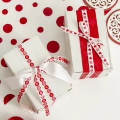 Bulk Grosgrain Ribbon Plain White (25mmx50m)