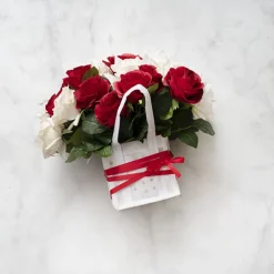 Bulk Ribbon Single Face Satin Rouge Red (10mmx50m)