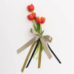 Bulk Ribbon Single Face Satin Olive (15mmx50m)