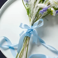 Bulk Ribbon Single Face Satin Baby Blue (25mmx50m)