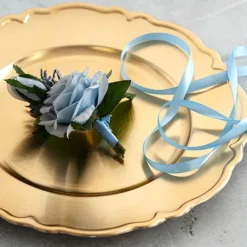 Bulk Ribbon Single Face Satin Sky Blue (10mmx50m)