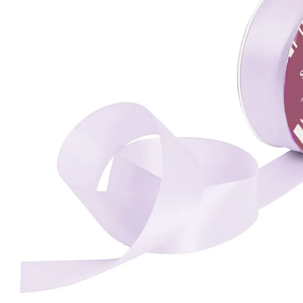 Bulk Ribbon Single Face Satin Lavender Orchid (38mmx50m)