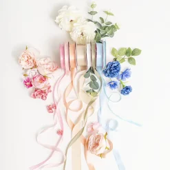 Bulk Ribbon Single Face Satin Peach (25mmx50m)