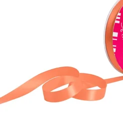 Bulk Ribbon Single Face Satin Peach (15mmx50m)