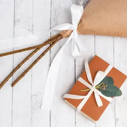 Bulk Ribbon Single Face Satin Bridal White (38mmx50m)