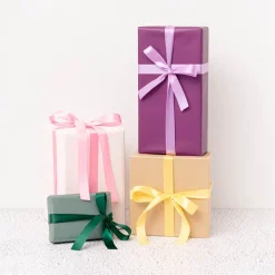 Bulk Ribbon Single Face Satin Light Purple (25mmx50m)