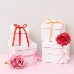 Bulk Ribbon Single Face Satin Mid Pink (10mmx50m)