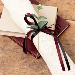 Bulk Ribbon Single Face Satin Burgundy (10mmx50m)