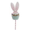 Bunny Cupcake Pick Pack 2 Blue (9.5x7x33cmH)