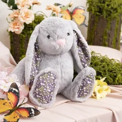 Bunny Lucy Plush Soft Toy Light Grey (25cmST)