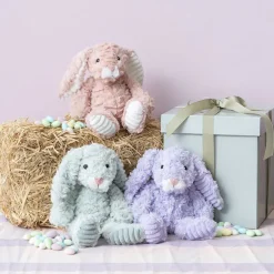 Bunny Nibbles Plush Soft Toy Soft Teal (22cmST)