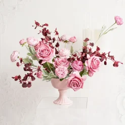 Buttercup Ranunculus Spray x3 Blush Pink (52cmH)