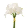 Calla Lily Mini Bouquet Real Touch White (9 Flowers 35cmST)