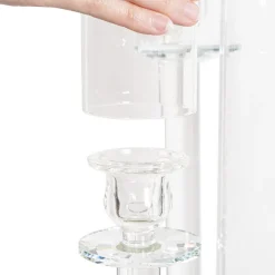 Candelabra Glass Hurricane Sleeve Pack 2 (6cmDx30cmH)