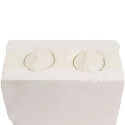 Candelabra Glass Hurricane Sleeve Pack 2 (6cmDx30cmH)