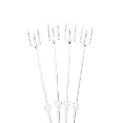 Card Forks 25cm (10") Clear Pack 200