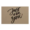 Cards Brown Kraft Just For You (10x6.5cmH) Pack 50