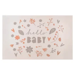 Cards Hello Baby Neutral Autumn Leaves (10x6.5cmH) Pack 50