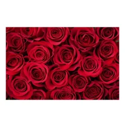Cards Roses Bunch Red (10x6.5cmH) Pack 50