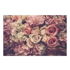 Cards Vintage Rose Bunch (10x6.5cmH) Pack 50