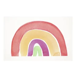 Cards White Bright Rainbow (10x6.5cmH) Pk 50
