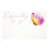 Cards White Especially For You Butterfly (10x6.5cmH) Pk 50