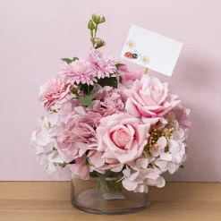 Cards White Lady Bug & Daisies (10x6.5cmH) Pack 50