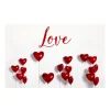 Cards White Love and Heart Balloons Red (10x6.5cmH) Pack 50