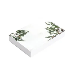 Cards White Native Gum Nuts & Leaves (10x6.5cmH) Pack 50