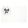 Cards White Thank You Black White (10x6.5cmH) Pack 50
