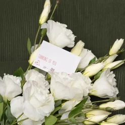 Cards White Thinking of You Heart Arrow (10x6.5cmH) Pack 50