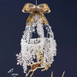 Cascading Acrylic Bead Garland Clear (20x180cmL)