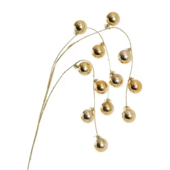 Cascading Bauble Spray Gold (95cmH)