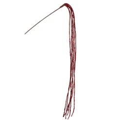 Cascading Sparkling Glitter Spray Red (116cmH)