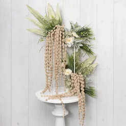 Cascading Thistle Spray Nude Beige (105cmH)