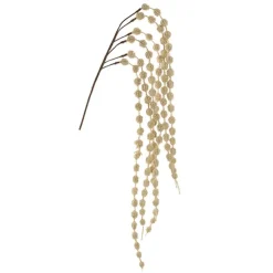 Cascading Thistle Spray Nude Beige (105cmH)